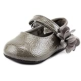 Baby Deer Skimmer Walking ベビー 米国 2 グレー メアリージェーンズ [並行輸入品]