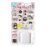 ワールドクラフト スタンプ クリアスタンプ 手帳のおとも アクリルブロックセット 和かざり AZ-CS-005