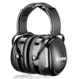 防音イヤーマフ Fnova 遮音値34dB 金属なし 耐摩素材 超弾力性ヘッドバンド ANSI S3.19&CE EN352-1認証済み 聴覚保護