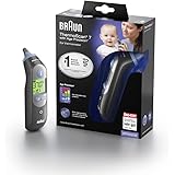 Braun ThermoScan 7 Ear Thermometer with Age Precision - Black Edition, IRT6520B