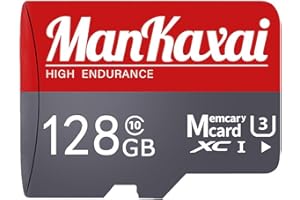 マイクロSDカード 128GB, 高耐久, 防水, 最大読取速度100MB/s, ドライブレコーダー・スマートフォン・タブレット対応