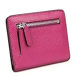 財布 レディース ２つ折り レザー ミニサイズ ウォレットミニ財布 小銭入れあり (ピンク(Pink))