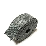 ECOKIJI(エコキジ)薄手 カバンテープ 厚み約1.4mm 綿ぽいポリエステル(幅38mm(長さ5m)グレー(KTS38GY5)
