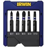 Irwin Tools 1866976 Impact Performance Series Assorted Power Bit Pocket Set (5 Piece) [並行輸入品]