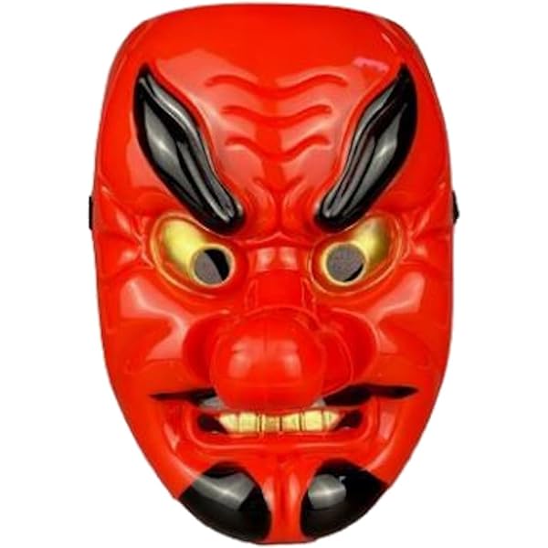 Amazon.co.jp: 大天狗マスク 能面 樹脂 コスプレ サバゲー ミリタリー