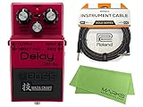 【Roland ケーブル+クロスセット】BOSS Delay DM-2W(J) 技 waza craft (made in JAPAN)