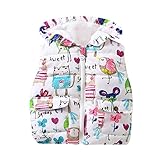 Dacawin SLEEPWEAR ベビー・ガールズ カラー: ホワイト
