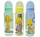 Precious Moments Angel Boys 8 Ounce Bottles, 3 Pack - Colors May Vary by Luv N' Care [並行輸入品]