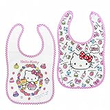 (サンリオ) Sanrio 袖なしエプロン 2枚組 ハローキティ ベビー ピンク F