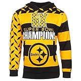 NFL Football Super Bowl CommemerativeアクリルHoody – Pickチーム(ピッツバーグスティーラーズ、ミディアム）