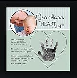Baby Child Keepsake Handprint Frame with Poetry - Mommy, Daddy, Grandma or Grandpa (Grandpa) by The 