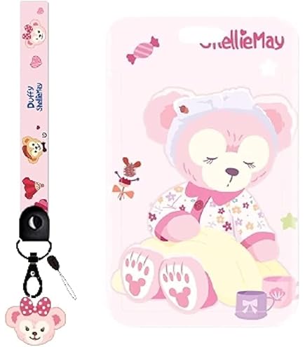 Amazon.co.jp: ダッフィー＆フレンズ 実写 パスケース 定期入れ カード