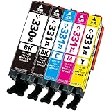 BCI-331XL (BK/C/M/Y) ＋ BCI-330XLBK (ブラック) 【5色マルチパック】【全色大容量】 最新 互換 インクカートリッジ 《ICチップ搭載・残量表示対応》 331 330 331xl 330xl インク BCI-331XL+330XL/5MP 純正と併用可能 Canon キャノン (対応機種:PIXUS - TS8530 TS8530BK TS8630BK TS8530RD TS8530WH TS8630RD TS8630WH TS8630 )【STAR JET製】