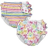 I Play。赤ちゃん&幼児用再利用可能な吸収性用おむつ( Pack of 2 ) カラー: ピンク