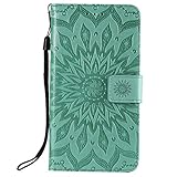 Lomogo iPhone XRケース 手帳型 耐衝撃 レザーケース 財布型 カードポケット スタンド機能 マグネット式 アイフォンXR 手帳型ケース カバー 人気 - LOKTU22100 緑