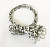 落下防止 転落防止 ワイヤー ストラップ 舞台照明 落下 転倒 防止 (10本)