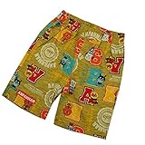 アンパンマン 総柄 スウェット ハーフパンツ ANPANMAN キッズ 男の子 fo-sa9357 100cm ベージュ