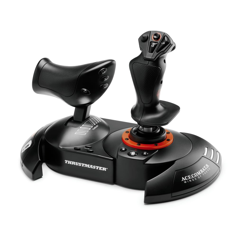 THRUSTMASTER スラストマスターT.FLIGHT HOTAS NEO ACE COMBAT 8 WINGS OF THEVE Edition エースコンバット8 公式ライセンス製品 フライトスティック+スロットル バイブレーションフィードバ