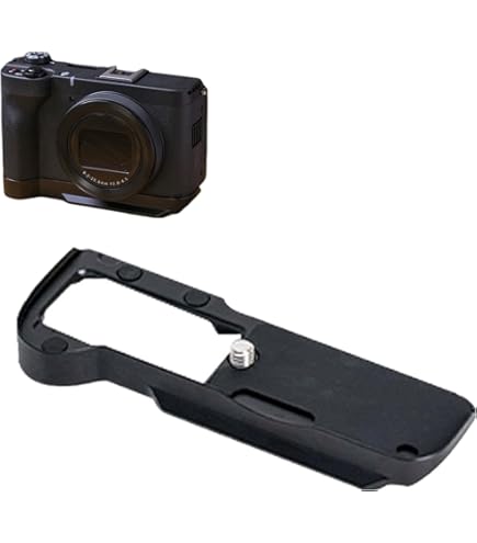 Amazon | SZZCNOX 金属製ハンドグリップ Canon PowerShot V1用
