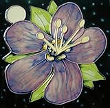 Tile Craft flower ceramic art tile 6 x 6 inches with easel back [並行輸入品]