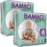 Bambo Nature Nappies TWIN Pack - Maxi (Size 4) by Bambo Nature