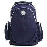 バックパック マザーズバッグ 大容量 軽量 防水 アウトドア 旅行 ハイクオリティー (ブルー)