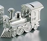 Train Bank、ニッケルメッキ2 " W x 6 " L x 3.25 " H