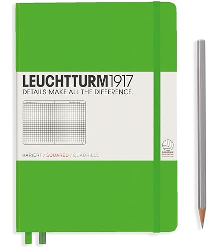 Amazon.co.jp: ロイヒトトゥルム ノート A5 方眼 アイスブルー 357481