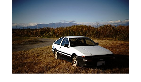 Amazon Co Jp 絵画風 壁紙ポスター はがせるシール式 トヨタ Ae86 Gt V スプリンター トレノ 19年 ドリフト キャラクロ Ae86 002w2 ワイド版 603mm 376mm 建築用壁紙 耐候性塗料 ホーム キッチン