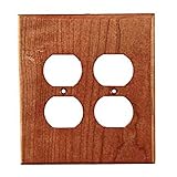 Sierra Lifestyles Traditional Switch Plate, 2 Duplex, Cherry by Sierra Lifestyles