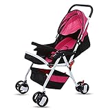 GBlife 背面ベビーカー・バギー 乳母車 折りたたみ式 大型幌 通気性良い 買い物かご/カップホルダー/モスキートネット(蚊帳)付き 新生児~36ヶ月対応 新人母/お母さんへの贈り物/プレゼント 