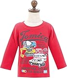 (トミカ)TOMICA キッズ 男の子 裏起毛 長袖 トレーナー【55t602】80cm レッド