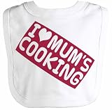 Spoilt Rotten - I Love Mum's Cooking Baby Bib One Size by Spoilt Rotten
