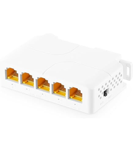 MokerLink 10-poorts PoE-switch, 8 PoE 100 Mbps, 2 Gigabit uplinks, 96 W 802.3af/at, Plug & Play