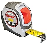 Starrett Exact Plus KTXP106-16ME-N ABS Plastic Case Silver Grey Measuring Pocket Tape, English/Metri