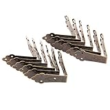 12個入りセット 装飾金具 アンティーク ボックスコーナープロテクター　装飾 家具 ジュエリーボックスのハードウェアメタルコーナー 85*19.5mm