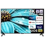 シャープ 65V型 4K 液晶 テレビ AQUOS 4T-C65EJ1 Google TV Dolby Atmos (2022年モデル) Wi-Fi6対応