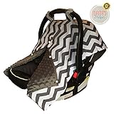 Premium Baby Carseat Covers | Car Seat Canopy Blanket by Mama's Helper | Perfect Baby Gifts | Give B