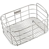 Elkay LKWRB1209SS Wavy Wire Rinsing Basket, Stainless Steel [並行輸入品]