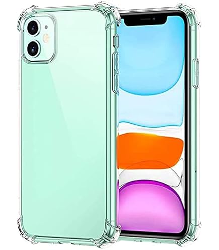 Amazon.co.jp: iPhone 11 ケース クリア ガラスフィルム付き 黄変防止