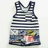 OCEAN＆GROUND オーシャンアンドグラウンド ベビーグレコ水着 ネイビー 70cm