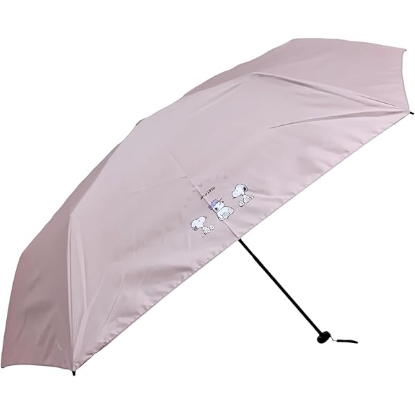 Amazon | 傘 軽量 スヌーピー 折りたたみ 晴雨兼用 【117g】ワン