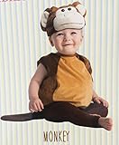 ハロウィン かわいいおサル の 着ぐるみ セット　80サイズ（9?18ヶ月）赤ちゃん幼児用