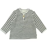 (日本製) BO-PEEP(ボーピープ) Wフェイスボーダー長袖Tシャツ 95cm /チャコール NO.DP-43700