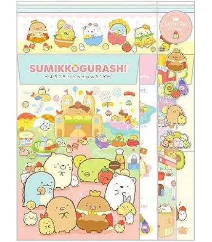 Amazon.co.jp: 【すみっコぐらし】レターセット LH73302☆星空さんぽ