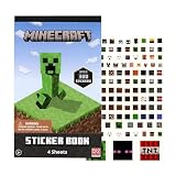 マインクラフト ステッカーパッド 4枚 200枚以上
