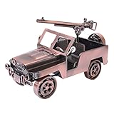 VORCOOL 車 置物 手作り モデル アイアン アイデア　ホームデコレーション プレゼント 工芸品 コレクション 鉄製自転車模型 ヴィンテージ オフィス装飾 撮影道具 飾り物（ブロンズ）