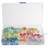 120Pcs Mini Blade Fuse Box Assortment Set Automotive Truck