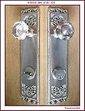 Exceptional Entrance Door Hardware, Vintage Finishes and Authentic design. A hand made duplicate of 