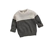 Pojour ベビー服 子供服 男の子ニットセーター 冬 防寒 かわいいファッションセーター おしゃれ 暖かい 厚手 綿 ベビールームウェア キッズ 子供 トップス